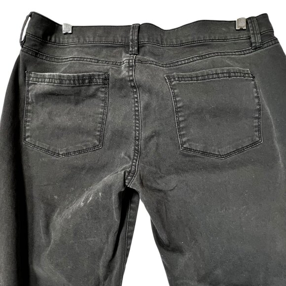 London Jean Black Bootcut Womens Jeans Tall 8 Womens Pants 5 pocket - Picture 4 of 12